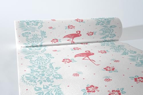 Mank Airlaid Tischläufer 40 cm x 24 m | Tischdecken-Rolle stoffähnlich | praktische Einmal-Tischdecke | 1 Stück | Ingo