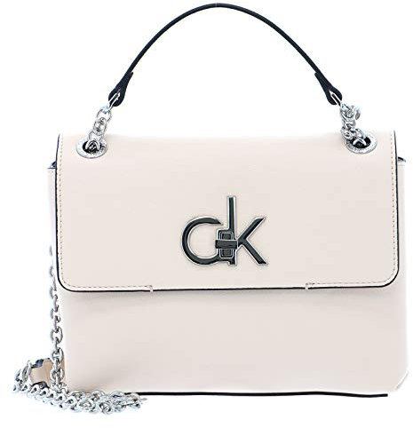 Calvin Klein Re-lock Conv Crossbody Md - Borse a tracolla Donna, Rosa (Light Sand), 1x1x1 cm (W x H L)