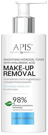 APIS Glättendes Hydro-Gel-Gesichtswasser mit Hyaluronsäure, Extrakt aus Gurke, Lein | Hydrierte und glatte Haut | 200 ml