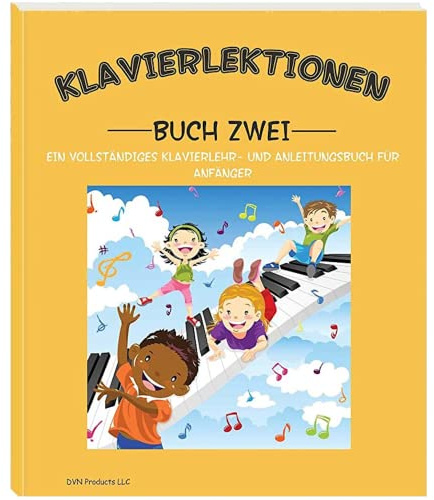 Klavier- und Keyboard-Notentabelle, kompletter Klaviermusikunterricht mit Farbnoten, Handbuch 2