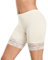 YARRCO Damen Unterhose Spitze Unter Rock Kurze Hose Unter Kleid Radlerhose Slipshorts Hohe Taille Shorts Boxershorts Kurze Leggings (Weiß, S)