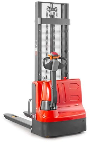 Pallit Carrello elevatore elettrico BUDGET-S | altezza di sollevamento 2500 mm | portata 1200 kg | incl. 2 batterie