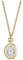 Regent Damen Umhängeuhr 70 cm Kette Goldfarben 22 MM Quarz Weißes Zifferblatt Römische Zahlen P-767
