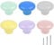 ShipeeKin Lot De 6 Boutons De Porte Ronds Colorés En Céramique Pour Placard, Tiroir, Armoire - 32 Mm - Pour Chambre D'enfant