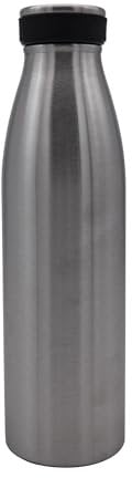 Steuber Thermoflasche 500 ml silber doppelwandiger Edelstahl auslaufsicher