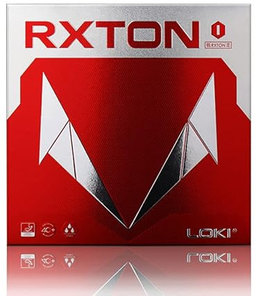 AFLICT Loki Rxton-1 Goma para Tenis de Mesa, Unisex-Adolescente, Rojo