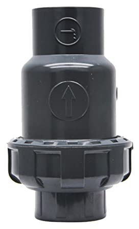 JEEIJ 1 Pièces 20/25/32/40/50/63mm Clapet Anti-Retour, Raccords De Tuyauterie en PVC Pièces De Système De Plomberie Connecteur De Tube d'eau Tuyau d'eau Valeur UPVC Anti-Retour (Size : Inner 40mm)