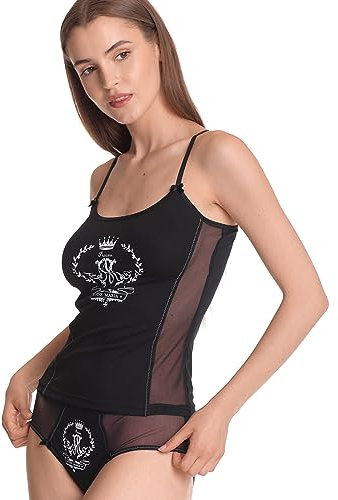 Vive Maria Princess Revival Damen Wäscheset: Top mit Slip schwarz, Größe:L