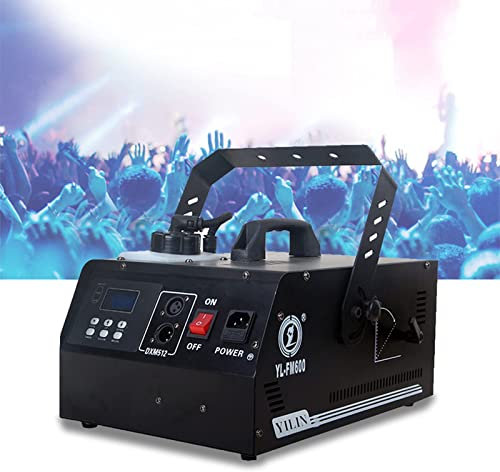 PRUJOY Machine à fumée télécommandée sans Fil avec Sortie de 5 à 8 m de Distance en 5 à 8 Minutes pour discothèque DJ, fête, scène, Mariage, Noël