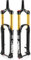 MTB-Gabel 27,5 29 Zoll MTB-Federgabel Federweg 170 mm 1-1/2 konisches Rohr Mountainbike-Gabeln Manuelle Sperrscheibenbremse,Schwarz,27,5
