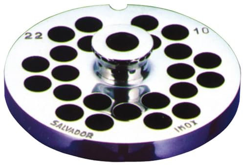 1PEZZO TRAFILA PER TRITACARNE Inox per PORKERT e REBER n¦ 22 (Ï 16-8 fori)