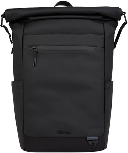 Tommy Hilfiger Herren Rucksack Seasonal Rolltop, Schwarz (Black), Einheitsgröße