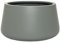 VIVANNO Pot de Fleurs Pot de Fleurs en Fibre de Verre Gordo 21x32 cm résistant au Gel - Pot de Fleurs Ventriloque Rond Gris Grand Extérieur, Intérieur