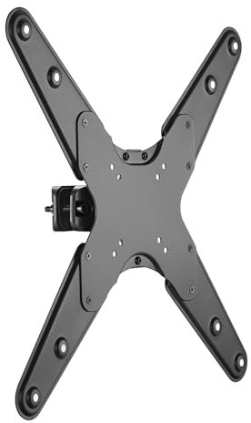 Part King Pole Mount TV Monitor Arm Bracket 32-55 for Disco Karaoke Trade Show Adjustable 28-50mm