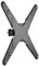 Part King Pole Mount TV Monitor Arm Bracket 32-55 for Disco Karaoke Trade Show Adjustable 28-50mm