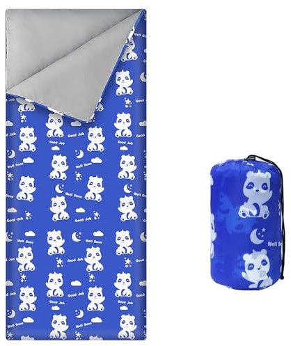 Flanhorest Kids Sleeping Bags - Camping Sleeping Bags with Carry Bag - Compact Sleeping Bag for Hiking, Backpacking 3 Season Warm & Cool Weather, Lightweight Waterproof Outdoor Travel for Boys Girls