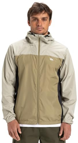 Quiksilver Coupe Vent Overcast Windbreaker Homme Beige XXL