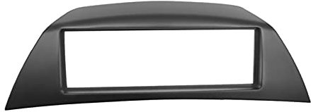 Pizgear 1 Din Autoradio Facia DVD Stereo CD Panel Dash Kit Trim Fascia Armaturenbrett Rahmen Schwarz, for Renault, Laguna III 2007 Autoradio-Rahmen