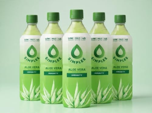 Fakhri Aloe Vera Drink With Real Pulp Bits – 500ml Bottles | 5 Pack | Refreshing Natural Aloe Juice Beverage