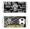 Striscione parasole BIANCO NERO BIANCONERO