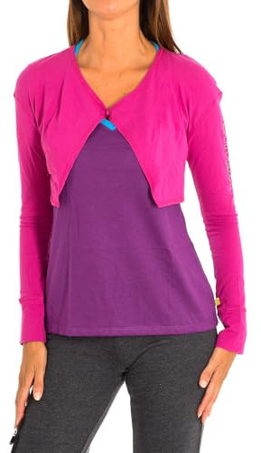 Zumba Fitness „Free Spirit Bolerojacke für Damen S violett - Mulberry