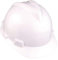 MSA 10150199 Green High-Density Polyethylene V-Gard Cap with 4 Point Fas Trac III Ratchet Suspension, White by MSA