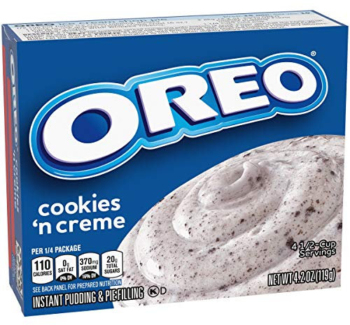 Oreo Cookies 'n Creme Instant Pudding und Pie Filling, 120 ml (5 Packungen)