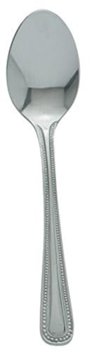 Utopia Bead Coffee Spoon - Pack of 12 - Traditional Cutlery, 18/0 Stainless Steel