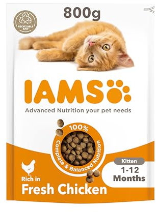 IAMS Kitten Dry Cat Food Chicken 800g