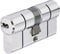 Abus Cylindre Double Entrée D6PSN 30/35 mm Bkn, Nickelé