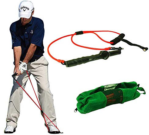 KIKIGOAL Golf Exerciser Resistance Bands Exercise Fitness or Pilates Workout Gym Sports Swing Cord