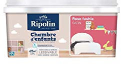 Peinture chambre d'enfant 2,5L RIPOLIN - Ton: Rose fushia
