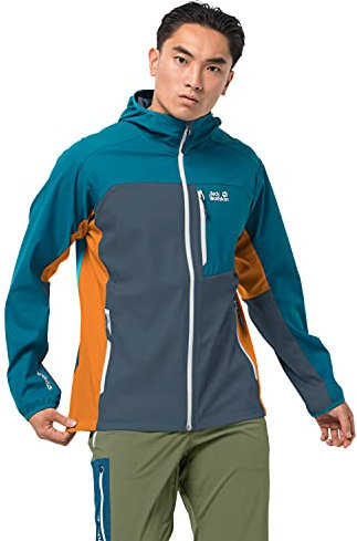 Jack Wolfskin Herren EAGLE PEAK II SOFTSHELL M Softshelljacke, orion blue, XL