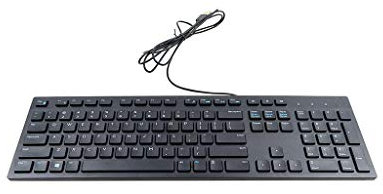 Dell KB216t Teclado de escritorio con cable USB de 104 teclas RKR0N 0RKR0N CN-0RKR0N