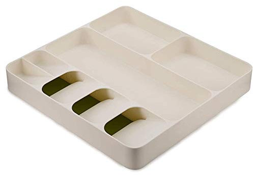Kitchen Cutlery Storage Tray Knife Holder Kitchen Organizer Kitchen Container Spoon Fork Storage Separation Knife Block Holder Green