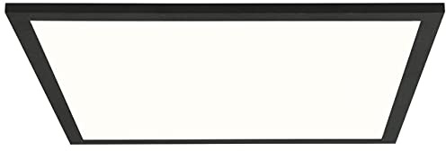 Brilliant Lampe, Buffi LED Deckenaufbau-Paneel 40x40cm sand schwarz, Metall/Kunststoff, 1x 24W LED integriert, (3120lm, 4000K), A+