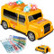 alles-meine.de GmbH elektronische Spardose Modell wählbar Schulbus/Bus - mit Fingerabdruck + Zahlenkombination/Passwort + Sound + Licht - digitaler Tresor Sparschwein für..