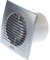 LIRAST Diameter 100 mm Silver Bathroom Fan with Timer and Humidity Sensor - Fan for Efficient Ventilation in the Bathroom, Kitchen, Toilet