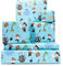 Central 23 – Piraten-Geschenkpapier – 6 Bögen cooles Geschenkpapier für Kinder – Piraten-Schatzschiff-Insel – für Jungen, Mädchen – Sohn, Neffe, Enkel – blau – recycelbar