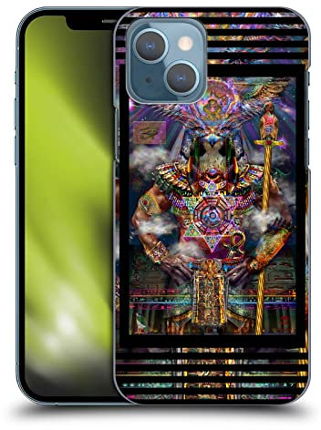 Head Case Designs Offizielle Jumbie Art Horus Götter und Göttinnen Harte Rueckseiten Handyhülle Hülle Huelle kompatibel mit Apple iPhone 13
