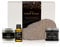 Loelle Hamam Ritual Geschenkbox - mit Arganöl 30 ml, marokkanischer schwarzer Seife 200 g, Rhassoul Ton 220 g & Leinen Peelinghandschuh, Geburtstagsgeschenk, Hautreinigung und klärendes Schönheitsset