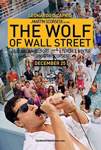 the wolf of wall street 4 A1 Poster on Canvas - Filmkunstposter in verschiedenen Größen für Wohn- oder Schlafzimmerideen. Randlose Kultfilmbilder, klassische ikonische 70er, 80er, 90er Jahre, Vintage