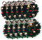 OFFSCH Mini-weihnachtskranz Hängekranz Dekoration 10 Stück Weihnachtsgirlanden Für Puppenhaus Fenster Geschenkbox Baum Ohne Beschweren Langlebig