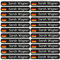 Namensaufkleber - Kinder - 46x7 mm 60 Stück - Fahne Deutschland - mit Wunschtext - Name - personalisiert - Namensetiketten - für Jugendliche - Firma - Universität - Schule - Kinder - KITA