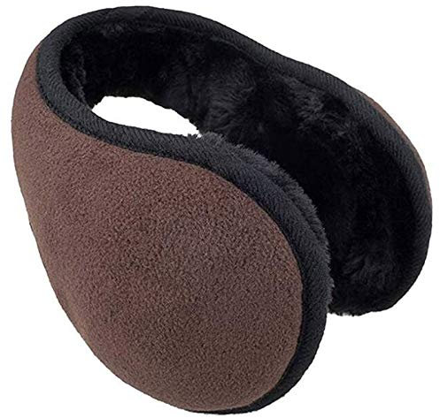 IUNSER Ohrenschützer Klassisches Zubehör Fleece-Ohrenschützer Winter Unisex Outdoor Faltbares Wintersportgerät Kugelsichere Schilde (B, One Size)