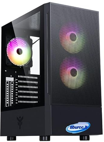 Tiburcc Computer Gaming PC AMD Ryzen 5 5500 - RTX 3060 12GB - M.2 512GB nvme - Ram 16GB DDR4 - B450M - Windows 11