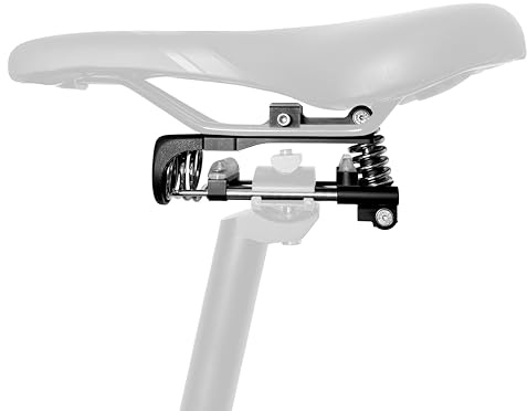 Air Seat 25 suspension seat post,bicycle accessories ebike seat post, comfort suspension for men,bike accessories, the ultimate solution to the saddle sore (Black, S)