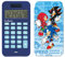 Lexibook, SEGA Sonic The Hedgedog, Taschenrechner mit Schutzhülle, konventionelle und erweiterte Rechnerfunktionen, Batterie- und solarbetrieben, Blau, C45SN