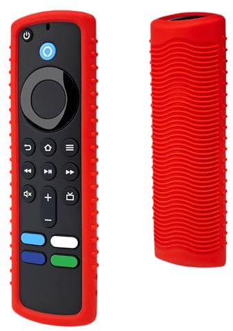 Protective Cover for Remote Control, Friendly Silicone Material, DropProof, DustProof, Washable, Compatible with Most Models of 4k Voice Remote Case