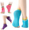 Jicyor 3 Pairs Zehensocken Damen,Rutschfeste Yoga Socken für Damen,AntiRutsch Stoppersocken Antirutschsocken Damen für Yoga (DE/NL/SE/PL, Alphanumerisch, M, Regular, Regular, 3.0, Lila, Rosa, Blau)
